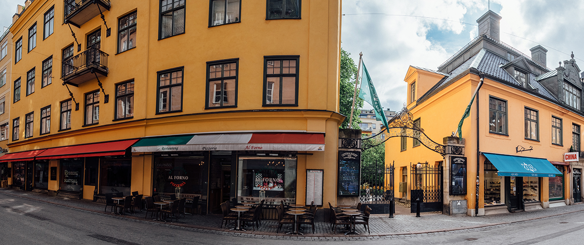 La rue piétonne Drottninggatan, n° 88C