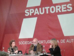 Left to right: Teresa Seruya, chair of the jury; Joaquim Letria, President of the SPA; Odette Collas, President of the APT.