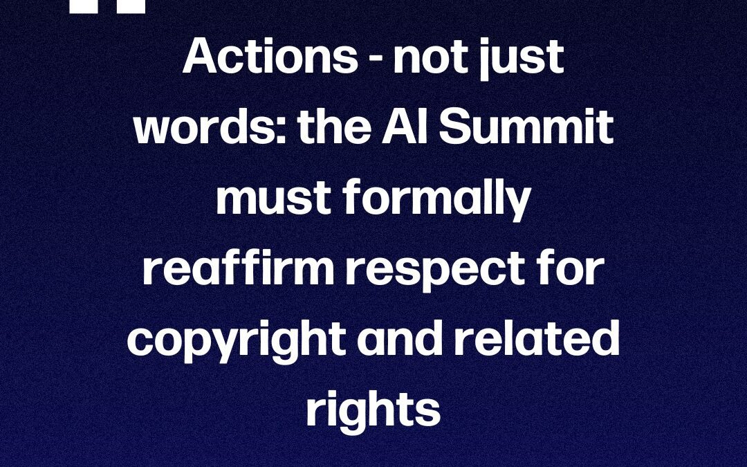 Paris 2025 AI Action Summit: International Charter on Culture and Innovation